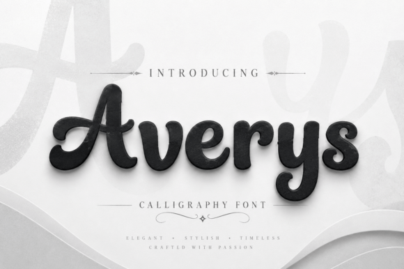 Averys: The Modern Calligraphy Font for Elegant Design