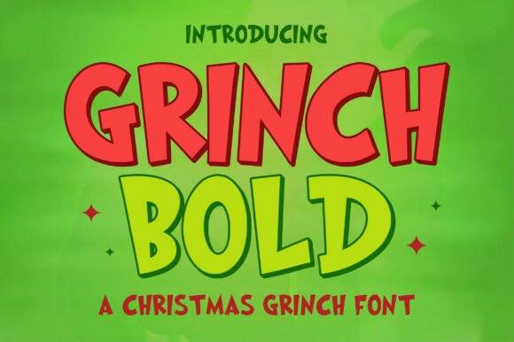 Bring Whimsical Energy to Your Designs with Grinch Bold