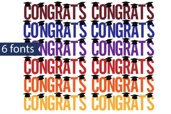 Congrats Color: A Festive Font for Milestone Moments