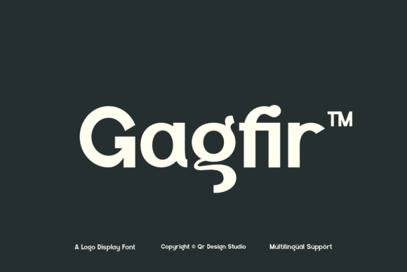 Gagfir: The Bold Display Typeface for Impactful Branding
