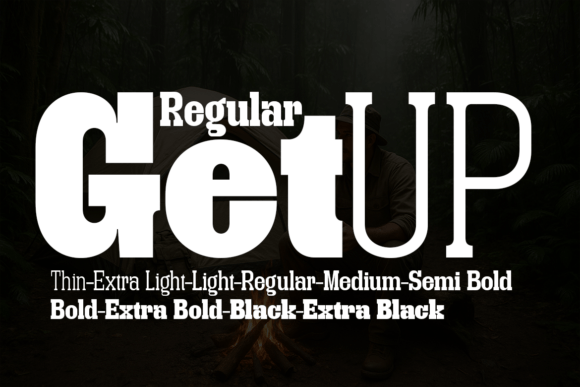 Getup Regular: The Modern Slab Serif for a Bold Brand Voice