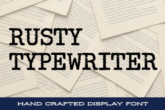 Rusty Typewriter: The Gritty Sans Serif for Authentic Branding