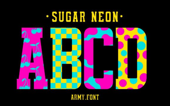 Sugar Neon OTF: Capturing Festive Whimsy in Your Designs