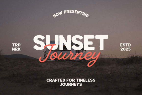Sunset Journey Duo: Your Go-To Font Pair