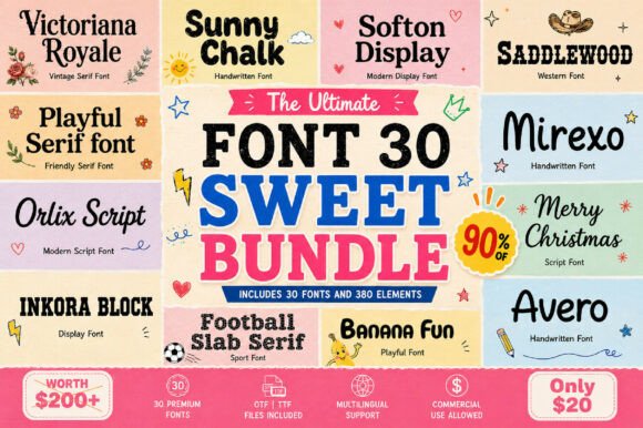 Unlock Creative Flexibility with the Sweet Mega Bundle