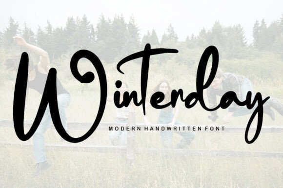 Winterday: A Handwritten Font for Modern Elegance